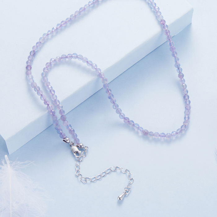 Colier argint Ametist Natural [3]