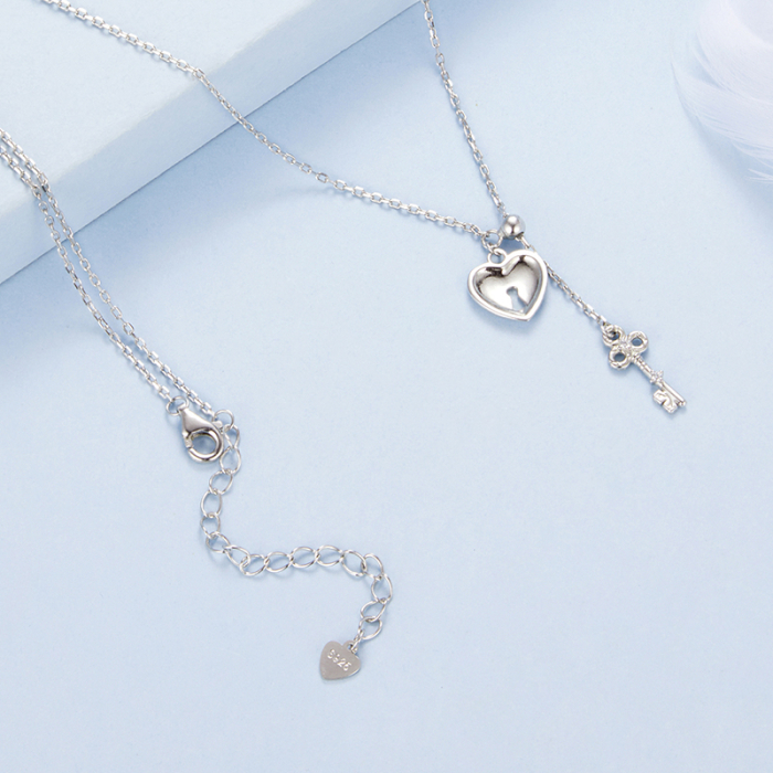 Colier argint cheia dragostei [7]