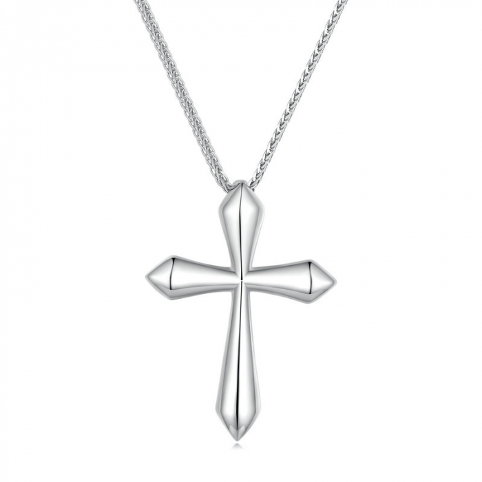 Colier argint cross chopard [13]