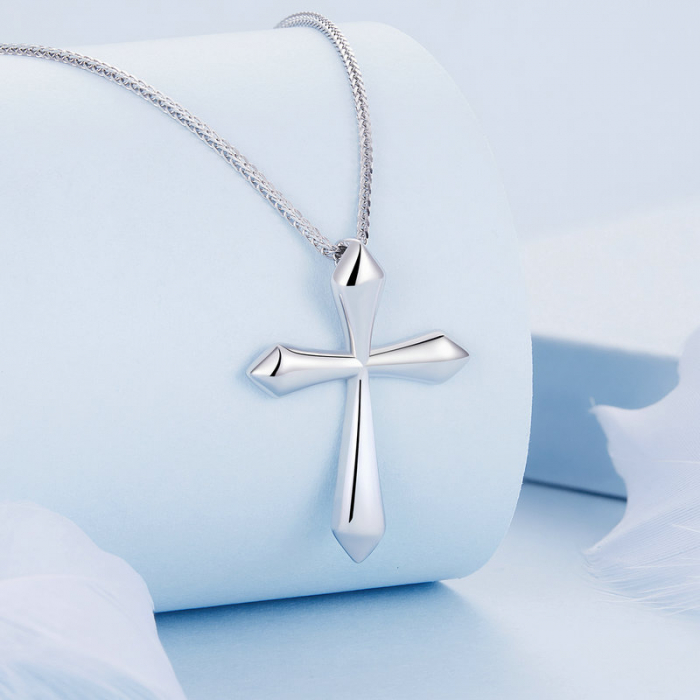 Colier argint cross chopard [3]