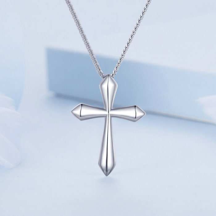 Colier argint cross chopard [5]