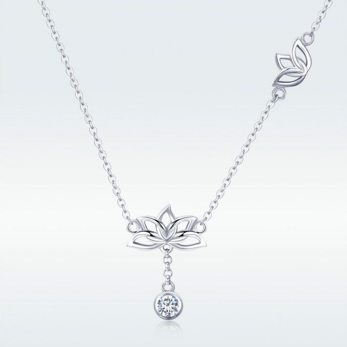 Colier argint cu floare de lotus [6]