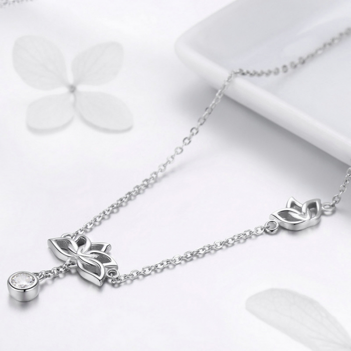 Colier argint cu floare de lotus [5]