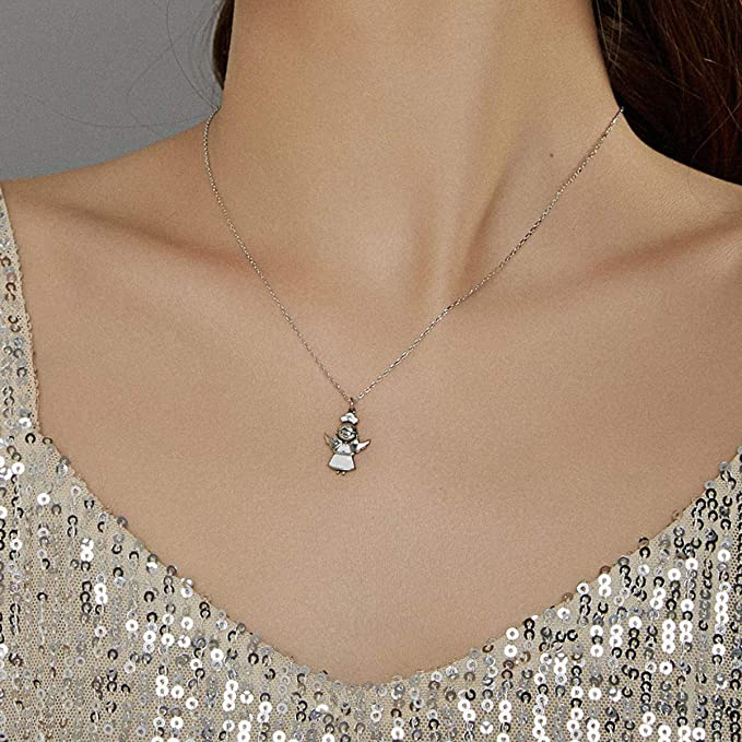 Colier argint cu ingeras [2]