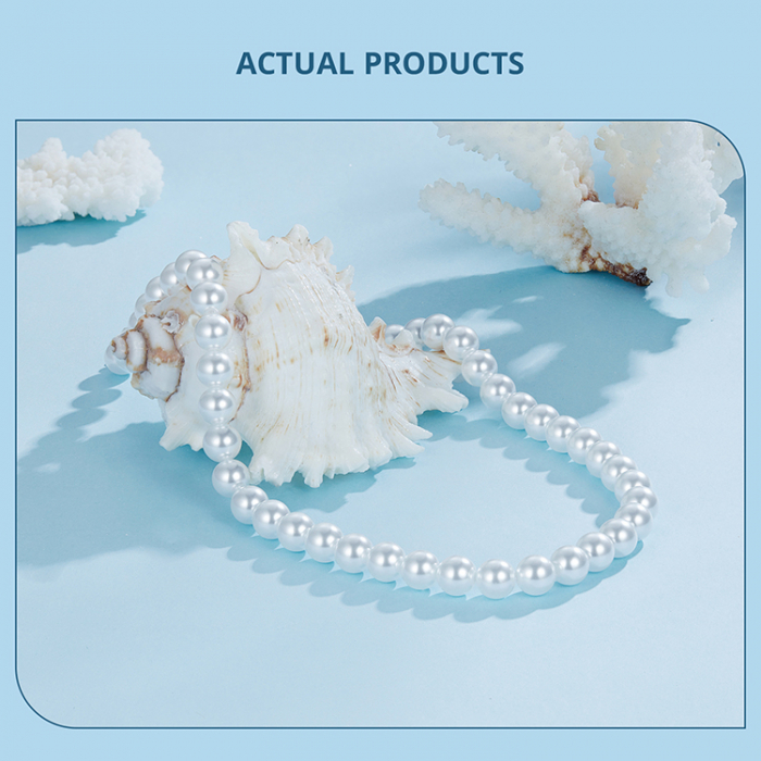 Colier argint cu perle de 8 mm [16]