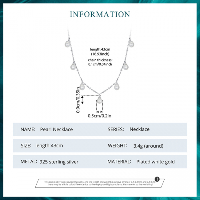 Colier argint cu perle [10]