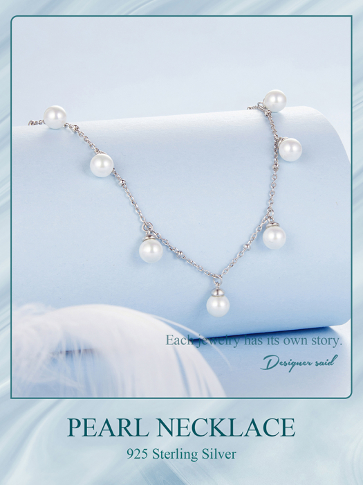 Colier argint cu perle [14]