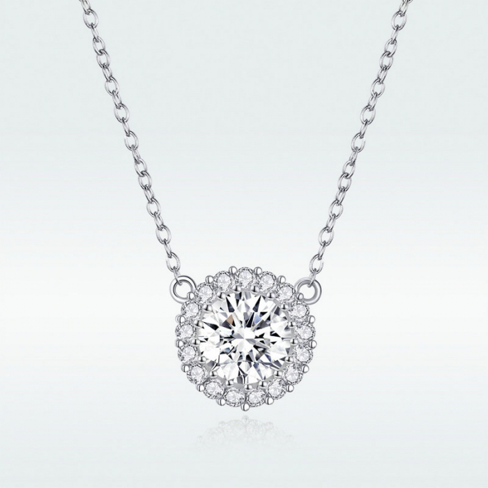 Colier argint cu zirconii [9]