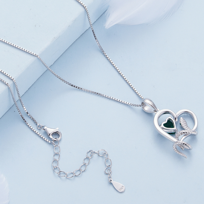 Colier argint inima si sarpe [7]