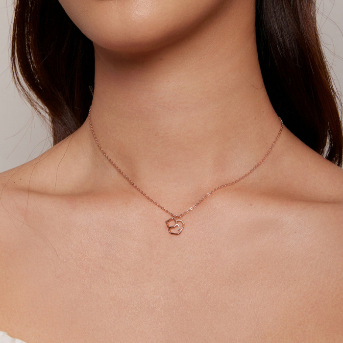 Colier argint pisica draguta [2]