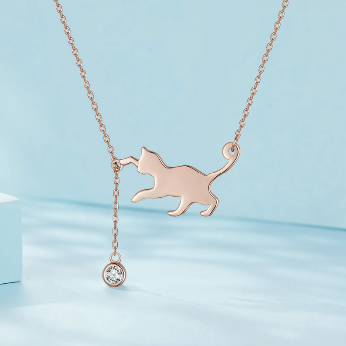 Colier argint pisicuta obraznica [3]