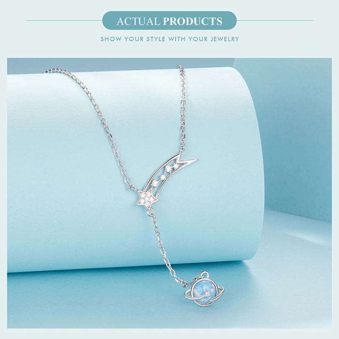 Colier argint Planeta si Opal [18]