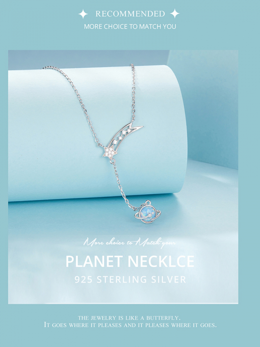 Colier argint Planeta si Opal [22]