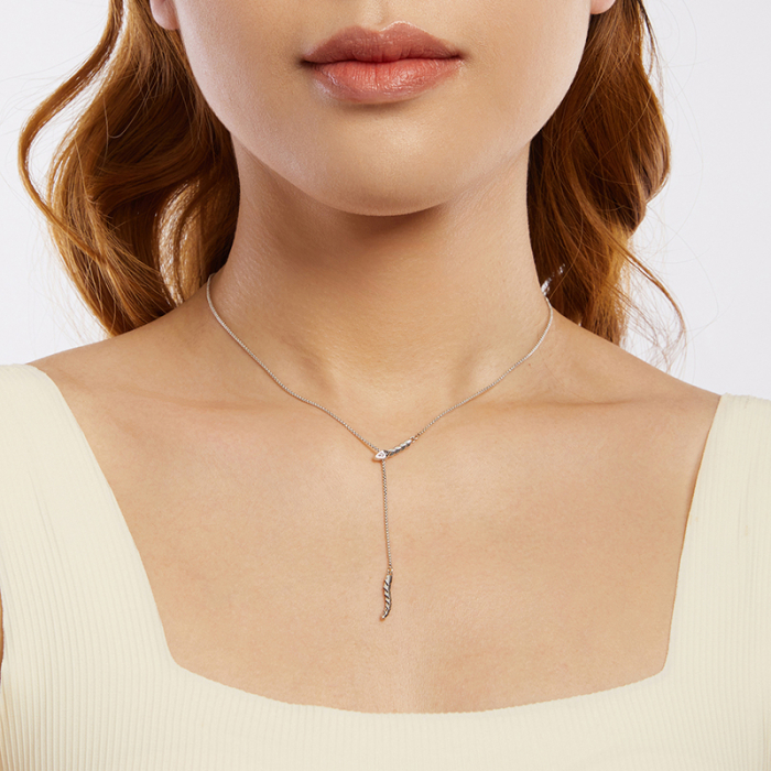 Colier argint sarpe cu zirconii [9]