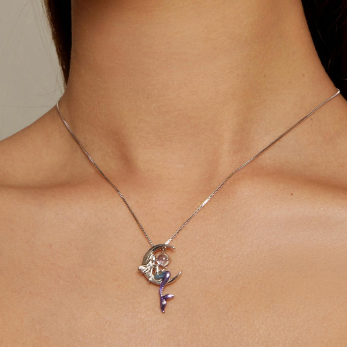 Colier argint sirena [4]