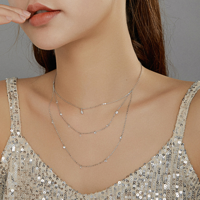 Colier argint triplu [2]