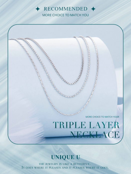 Colier argint triplu [17]