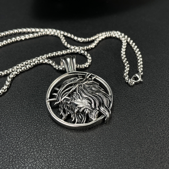 Colier inox cu Isus [4]