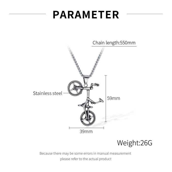 Colier inox Bicicletă BMX – Simbol al Libertății și Energiei [9]