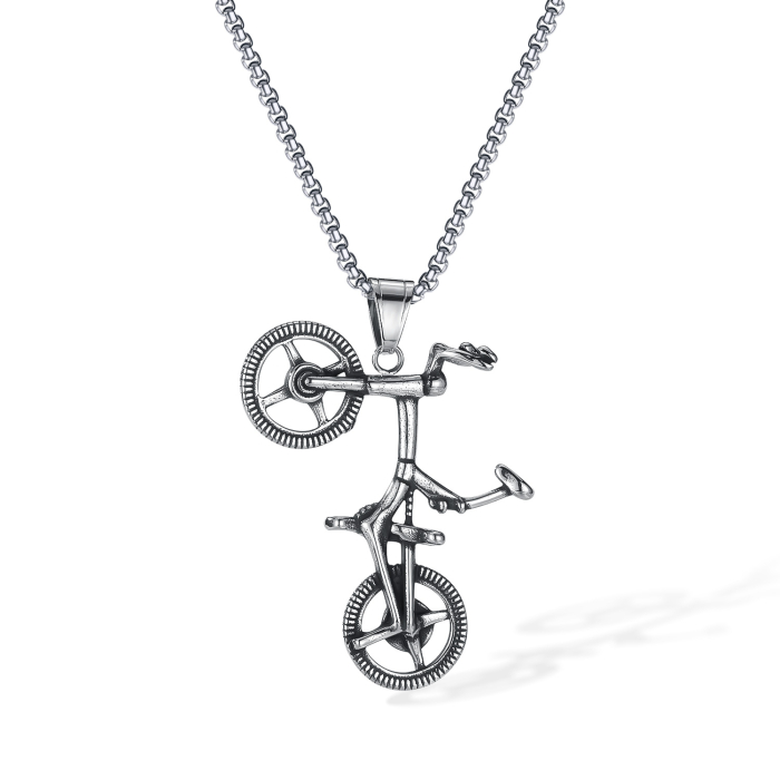 Colier inox Bicicletă BMX – Simbol al Libertății și Energiei [1]