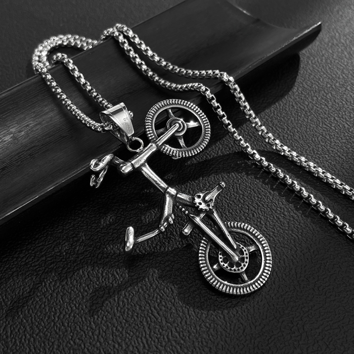 Colier inox Bicicletă BMX – Simbol al Libertății și Energiei [3]