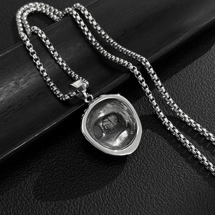 Colier inox Cap de Leu – Simbol al Puterii și Curajului [4]