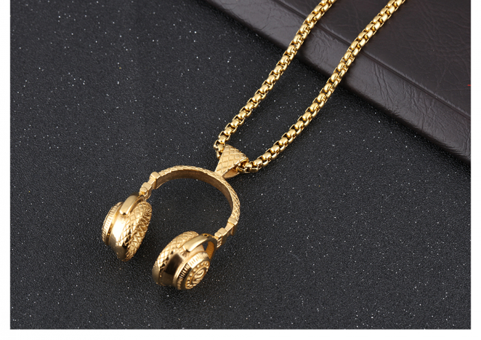 Colier inox casti audio 55 cm [8]