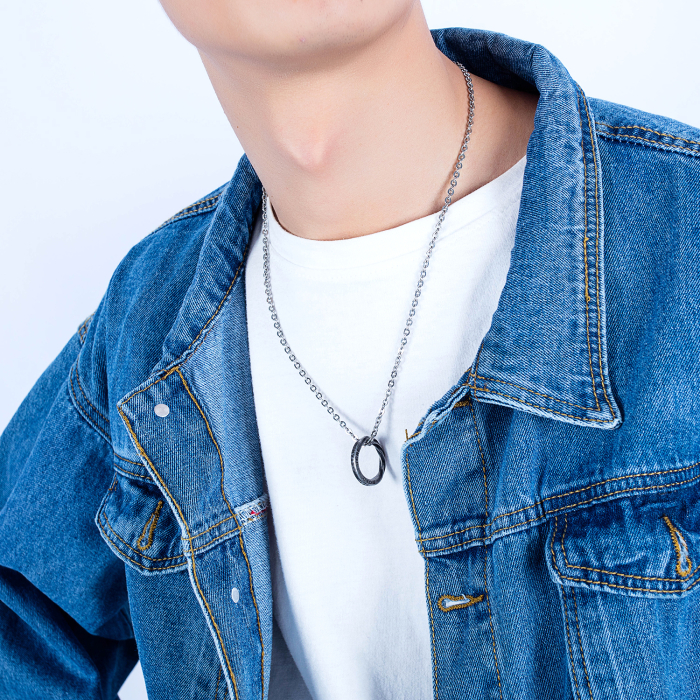 Colier inox Cercul Destinului – Simbol al Timpului și Echilibrului [15]