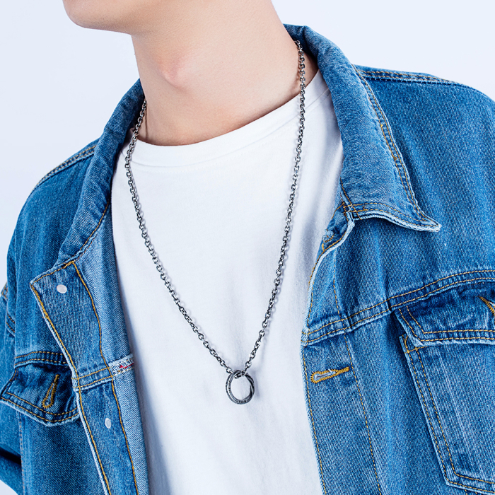 Colier inox Cercul Destinului – Simbol al Timpului și Echilibrului [9]