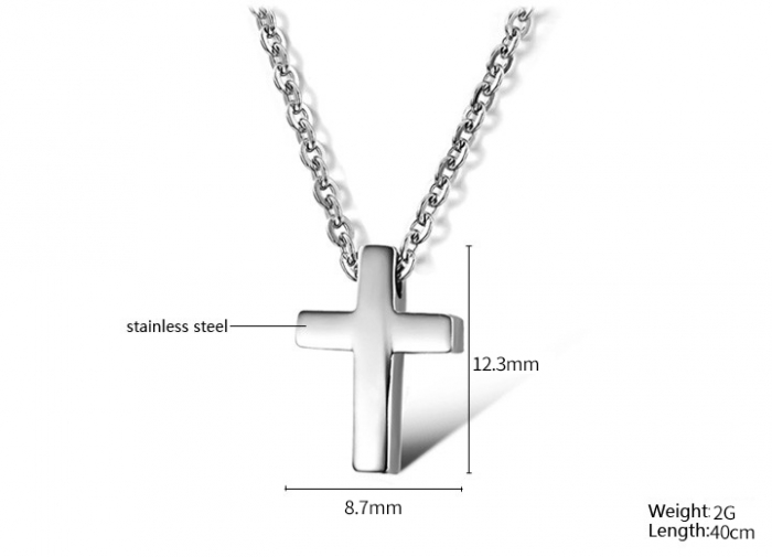 Colier inox cruce [5]