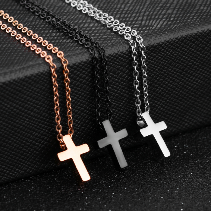 Colier inox cruce [8]