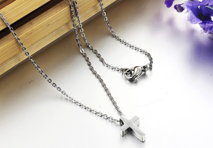 Colier inox cruce [6]