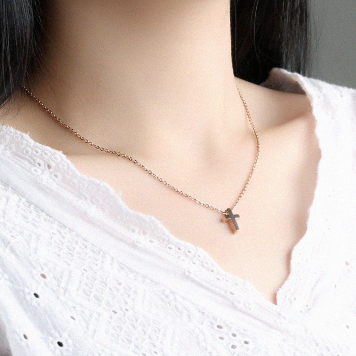 Colier inox cruce [3]