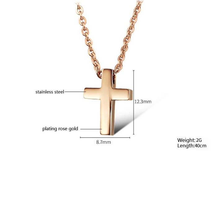 Colier inox cruce [5]