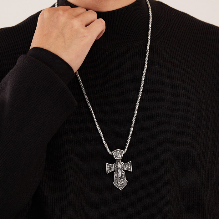 Colier inox  Cruce Ortodoxă – Simbol al Credinței și Protecției [13]