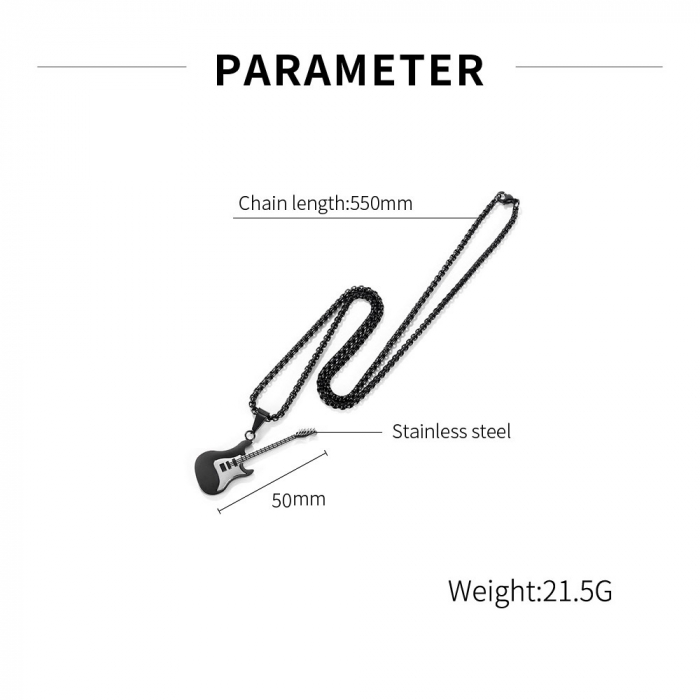 Colier inox cu Chitara [6]