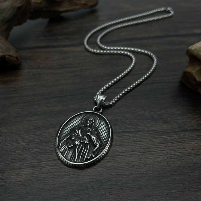 Colier inox cu Dumnezeu [6]