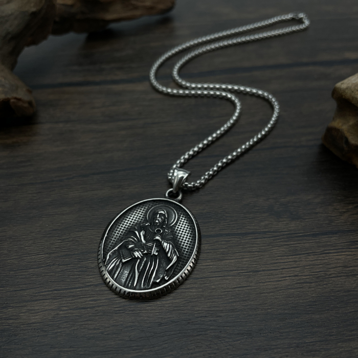Colier inox cu Dumnezeu [11]