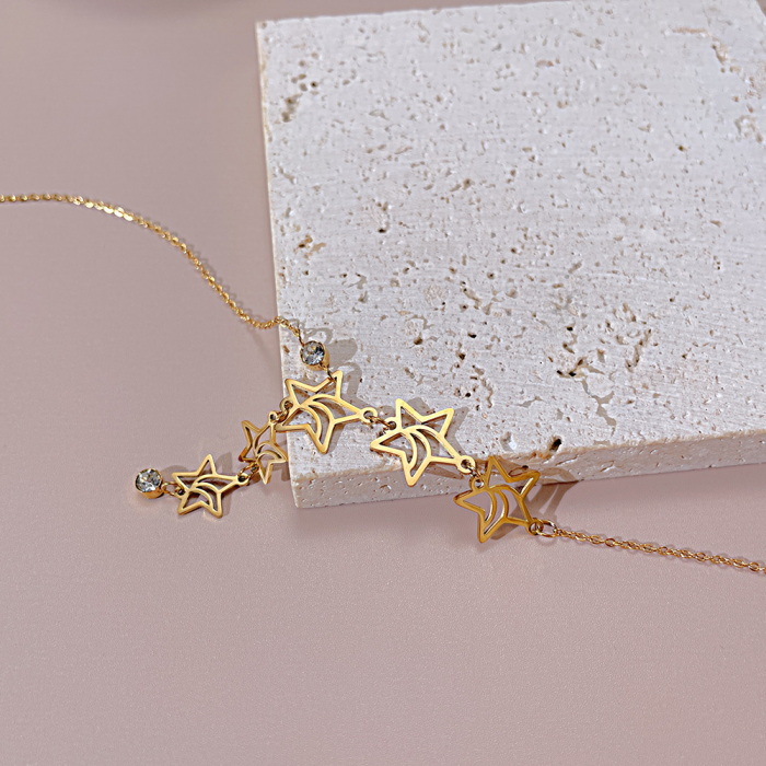 Colier inox cu stelute [6]
