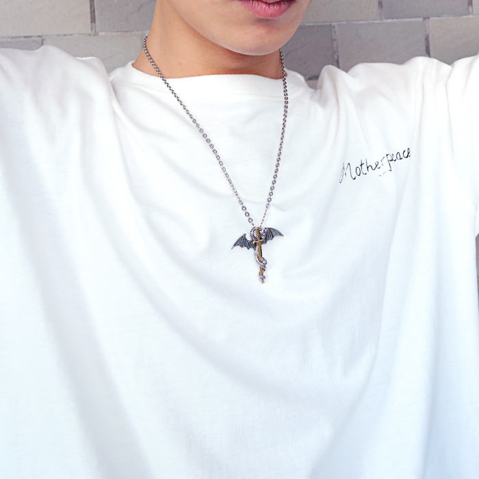 Colier inox Dragon și Sabie – Simbol al Curajului și Puterii [8]