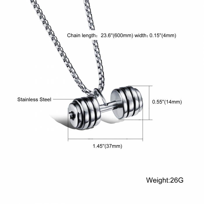 Colier inox gantera 60 cm [5]