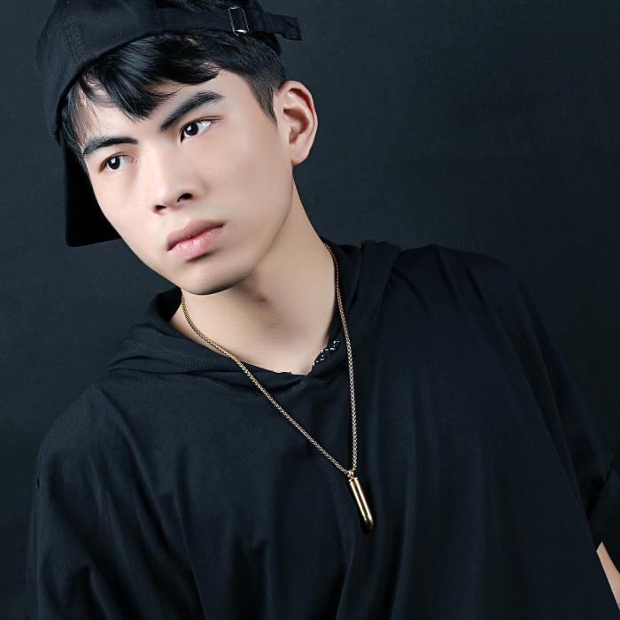 Colier inox glont cu rugaciune 55 cm [3]