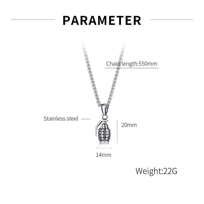 Colier inox grenada 70 cm [7]