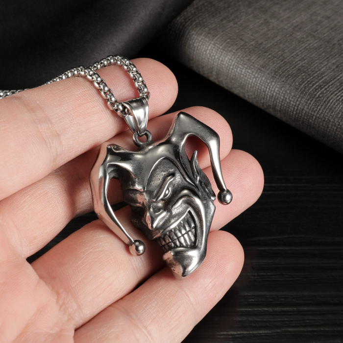 Colier inox Joker diabolic 55 cm [5]