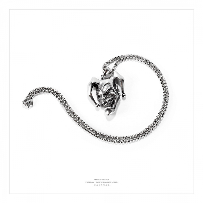 Colier inox Joker diabolic 55 cm [13]