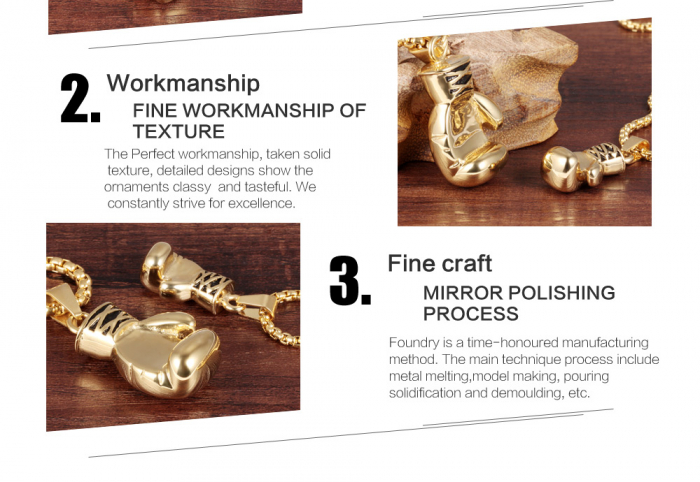 Colier inox manusa de box 60 cm [3]