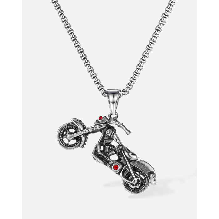 Colier inox Motocicletă Rebel – Simbol al Libertății și Aventurii [15]
