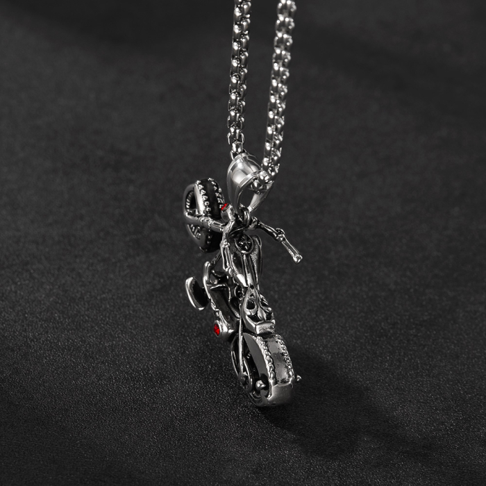 Colier inox Motocicletă Rebel – Simbol al Libertății și Aventurii [9]