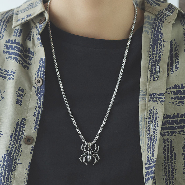 Colier inox Păianjen Protector – Simbol al Păcii și Răbdării [2]