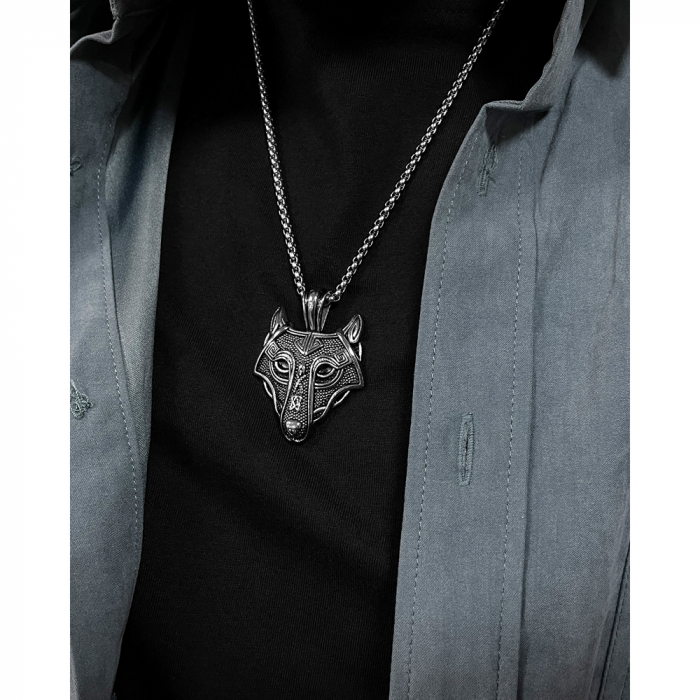 Colier inox pantera 55 cm [15]